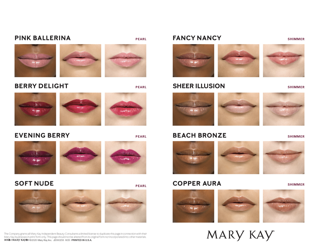 Mary Kay Signature Lipstick Conversion Chart